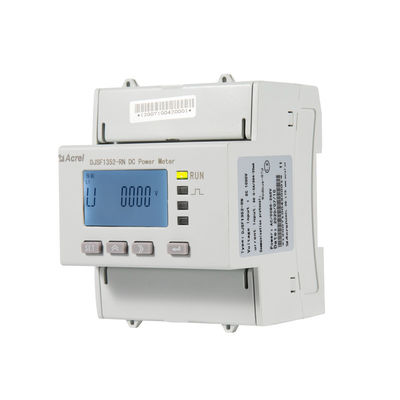 Rail Mounted  85-265V Solar DC Power Meter Supports Modbus-RTU Protocol